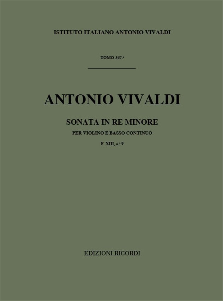 Sonata in Re Minore (d minor) Rv 15